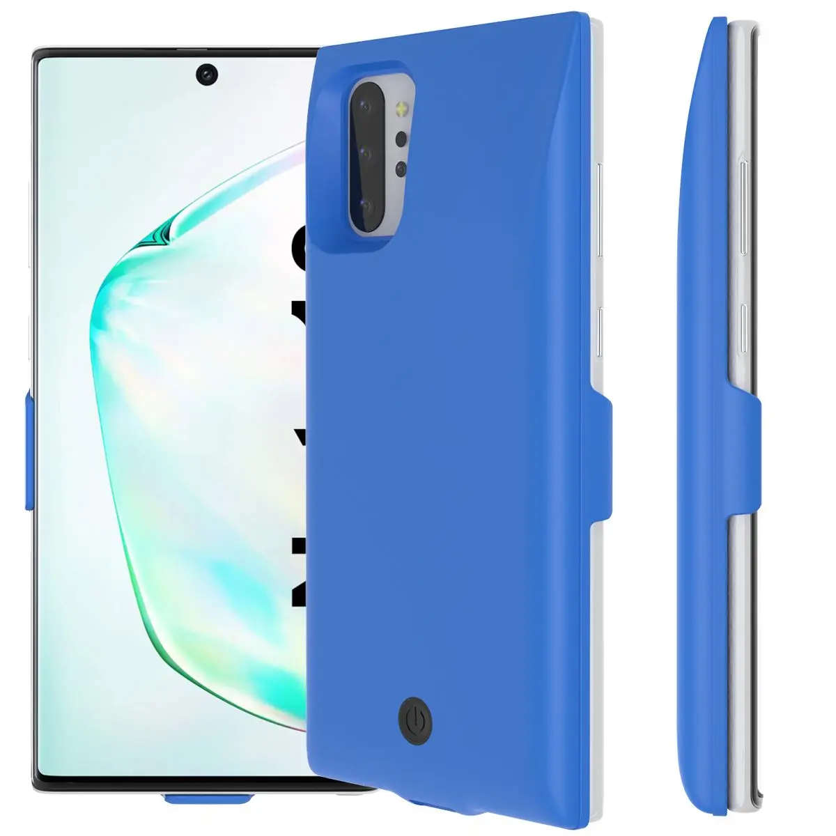 Синий Для samsung Galaxy Note 10 Plus 7000 мАч зарядное устройство чехол внешнее резервное зарядное устройство power Bank защитный чехол с петлей Fundas - Цвет: Синий