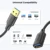 QGeeM USB Extension Cable USB 3.0 Cable Extender for PC Laptop Smart-TV PS4 Xbox SSD USB 3.0 2.0 Male to Female Cord Data Cable