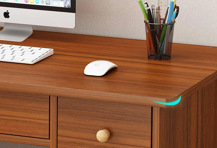 EU RU Free shipping home office desktop computer desk with drawer keyboard tray large table student writing table work furniture