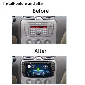 Image 4 - راديو سيارة 2 din نظام تحديد المواقع أندرويد 10.0 سيارة دي في دي لفورد فوكس 2 مونديو C max S ماكس غالاكسي مع واي فاي الجيل الثالث 3G BT الصوت راديو ستيريو رئيس وحدة