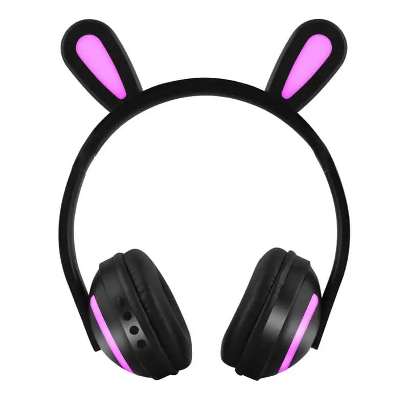 

latest bluetooth headset wireless glow cat ears with mic