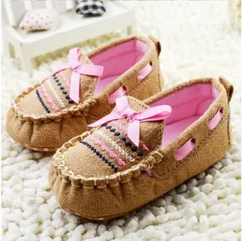 

Baby Toddler Shoes Newborn Crib Shoes Baby Boys Girls Soft Warm Cotton Bottom Sole 0-18Months