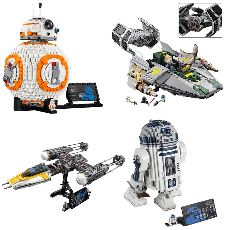 

For Legoing Star Wars Figures 2127PCS The R2D2 Robot Sets Star War Model Building Blocks Compatible Starwars DIY Children's Toys