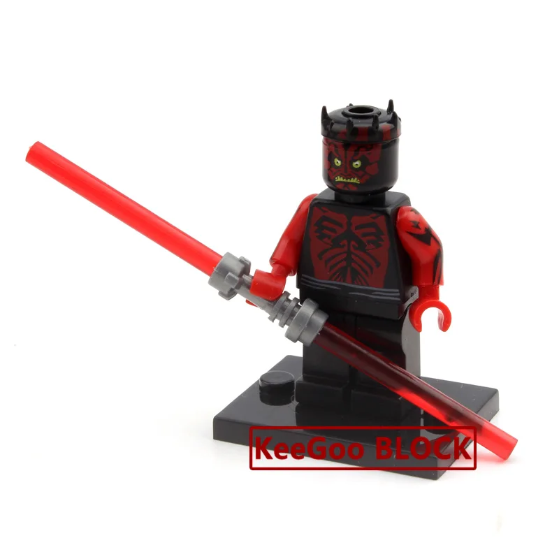 Фигурки из Звездных Войн Leia Han Solo Yoda Luke Sith Lord Darth Vader Maul Revan Dooku Sidious, строительные блоки, кирпичи, игрушки - Цвет: pg649