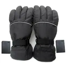 Зимние перчатки с подогревом, тепловая грелка для рук, Электрогрелка, перчатки с питанием от батареи, термальные s водонепроницаемые перчатки для мотоцикла, катания на лыжах