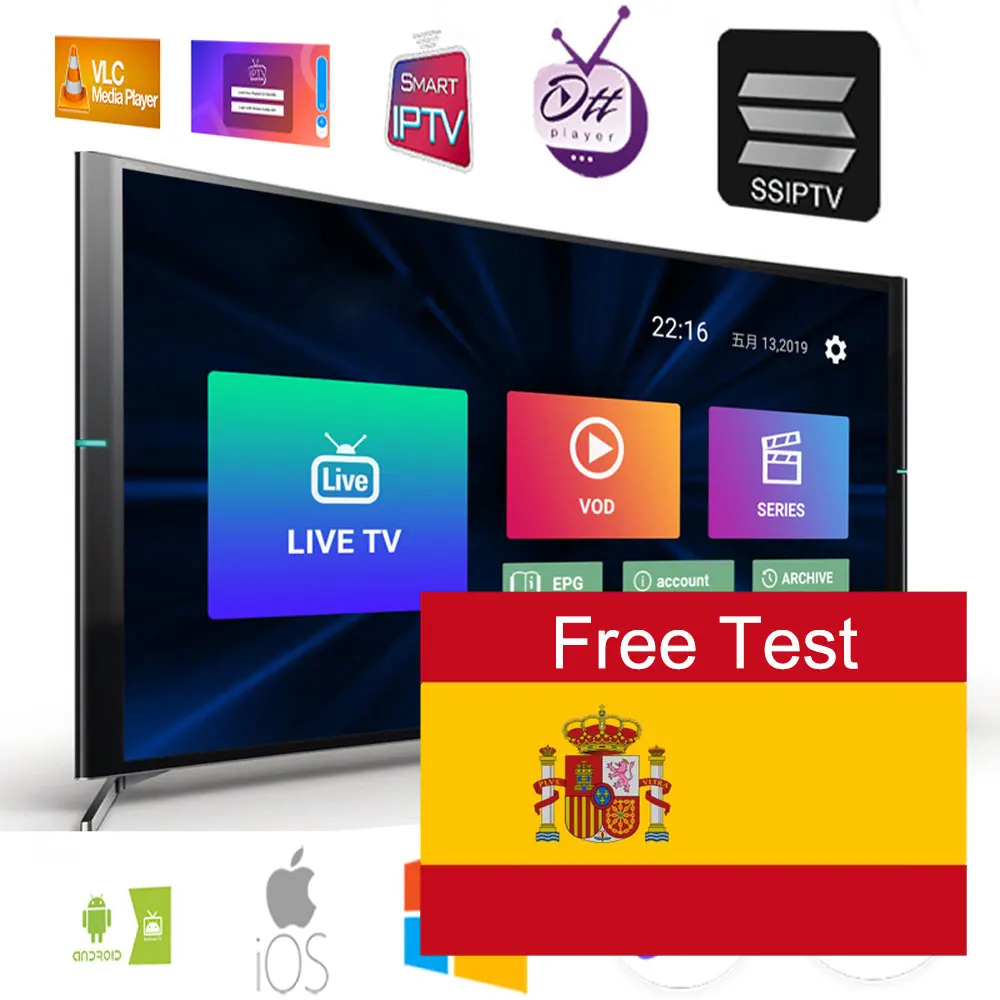 

1 Year Subscription Europe IPTV Spain m3u code With Adult XXX Channel DAZN Movistar For IPTV Smarters SSIPTV VLC Smart TV Box