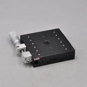 

Sigma Y-axis 100 * 100mm tabletop Manual precision displacement fine-tuning slide table X-axis optical rail type worktable