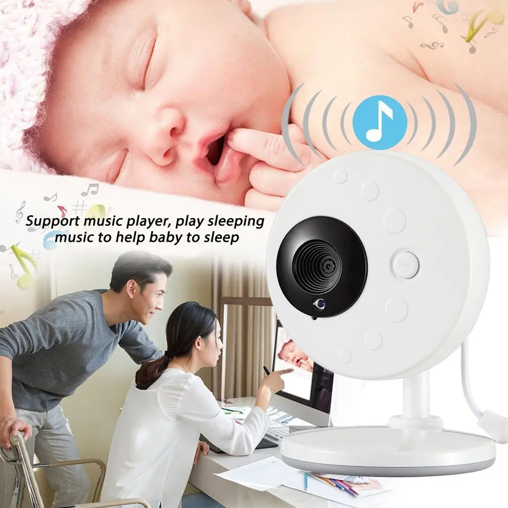 

LESHP 3.5 inch 2.4GHz Wireless TFT LCD 2-way Audio Infant Baby Camera Infrared Night Vision Temperature Detection Nanny Monitor