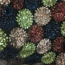 Африканская сетка с пайетками, вышитая кружевная ткань, французский тюль, кружево для свадьбы, нигерийская ткань, платье, DIY аксессуары, швейцарский кружевной материал