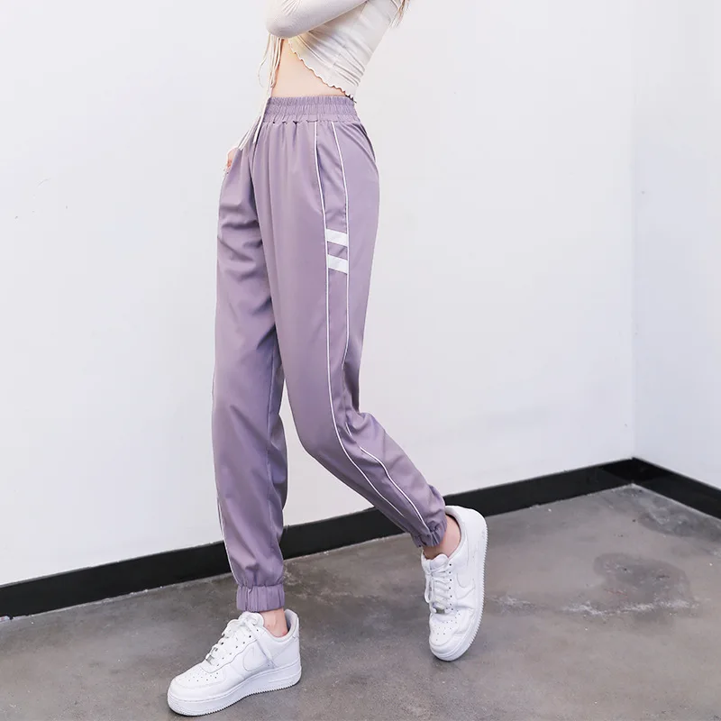 Spring Summer Women's Joggers New Loose Sports Trousers Dance Fitness Yoga Pants Comfortable Breathable Light Beam Leg Pants