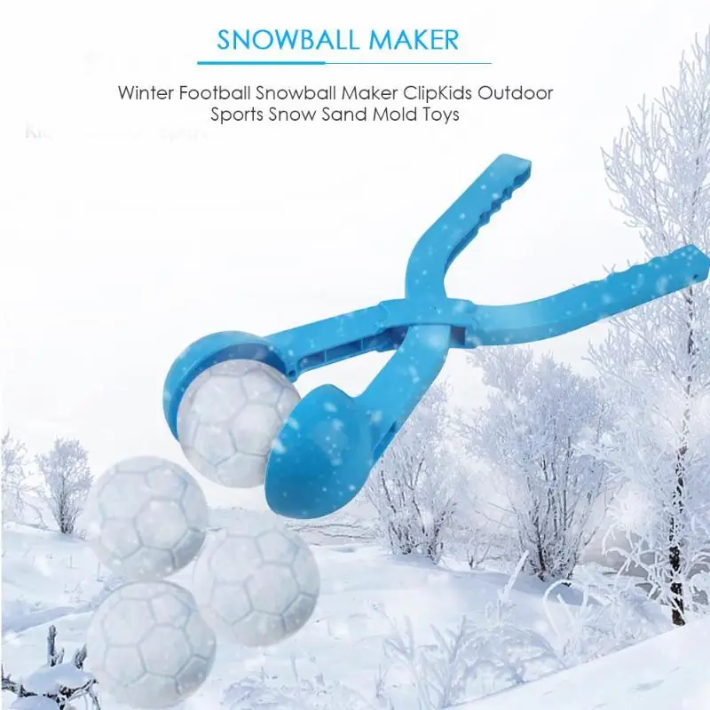 

10 Type 3D Snowman Model Cartoon Ball Penguin Snow Sand Mould Maker Mold Winter Kids Toys Outdoor Funny Sports Tools Toys Gifts