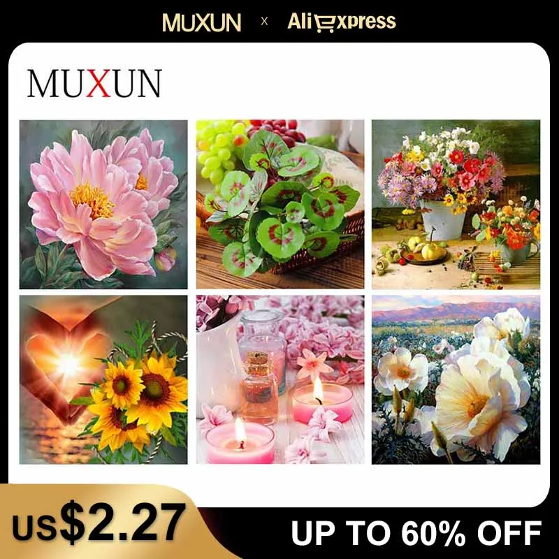 5d Diy Diamond Lukisan Bunga Matahari Cinta Hati Kupu Kupu Bunga