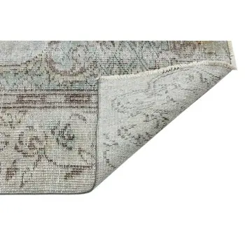 

Handmade Gray Vintage Overdyed Turkish Area Rug 171x276 Cm-5'7''X9'1''