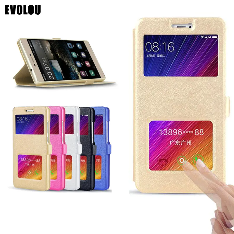 

Window View Flip Leather Case for Xiaomi Redmi Note 7 6A 5 Pro 5A 4X 7A S2 Mi 9t A1 A2 Max 3 Mix 2 Phone Cover Quick Answer Bag