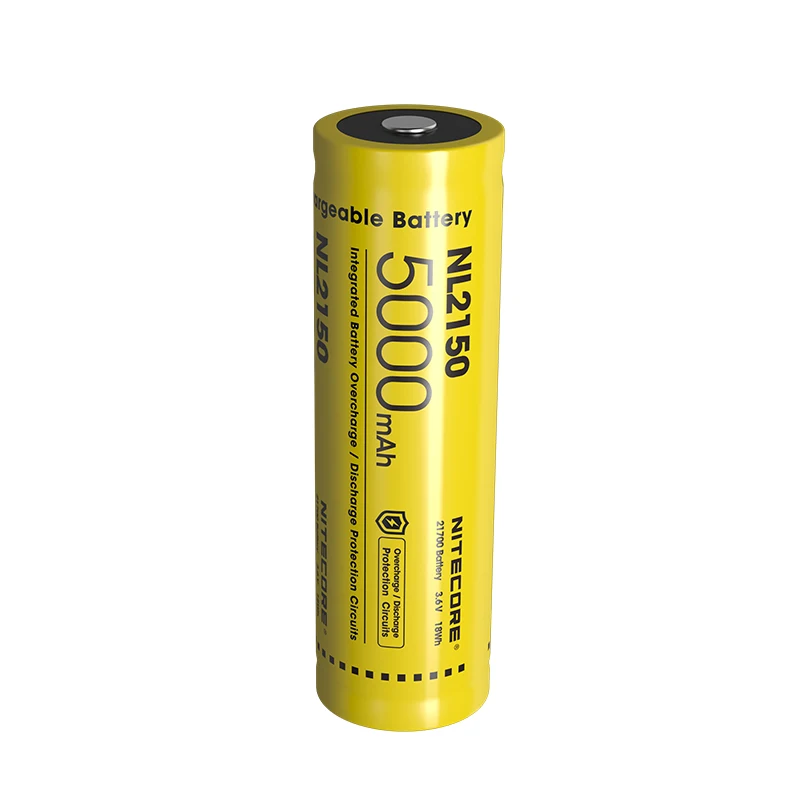 Литий-ионный перезаряжаемый аккумулятор NITECORE 21700 NL2150 5000 мАч 3 6 В цепи защиты от