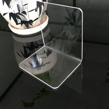 

Transparent Acrylic Bookend Portable Plastic Book Stand Holder Bookend For Office Student Desktop Book Storage Rack Bookends