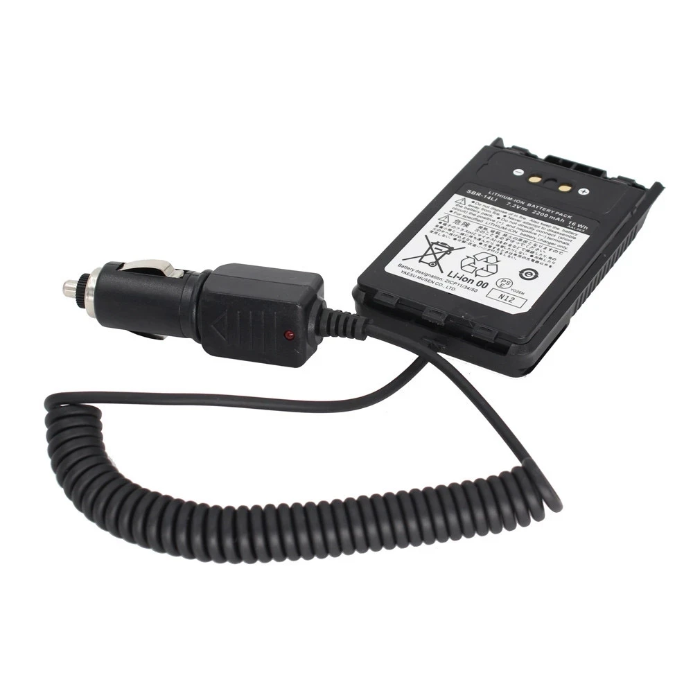 

YAESU SBR-14LI Car Charger Battery Eliminator DC12V for Yaesu VX-8R VX-8DR VX-8GR FT-1DR FT1XD FT-2DR radio FNB-102LI FNB-101Li