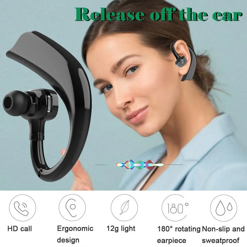 Bluetooth 5.0 wireless Sport headset Super-long standby earphone with mic For iphone 7 8 plus x xs max for xiaomi Huawei Samsung