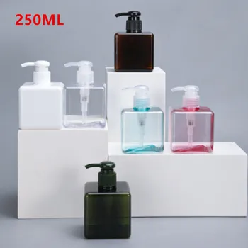 

10PCS of 250ml Empty Plastic Pump Bottles PETG Refillable bottle for Lotion Soap Dispenser Shampoo Container