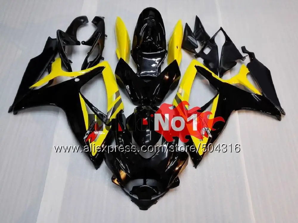 Корпус для SUZUKI GSX R600 GSX-R750 GSXR 600 750 CC 06 07 2006 2007 16MC. 136 GSXR-600 K6 GSXR600 GSXR750 06 07 зеленый топ обтекатель - Цвет: No. 17