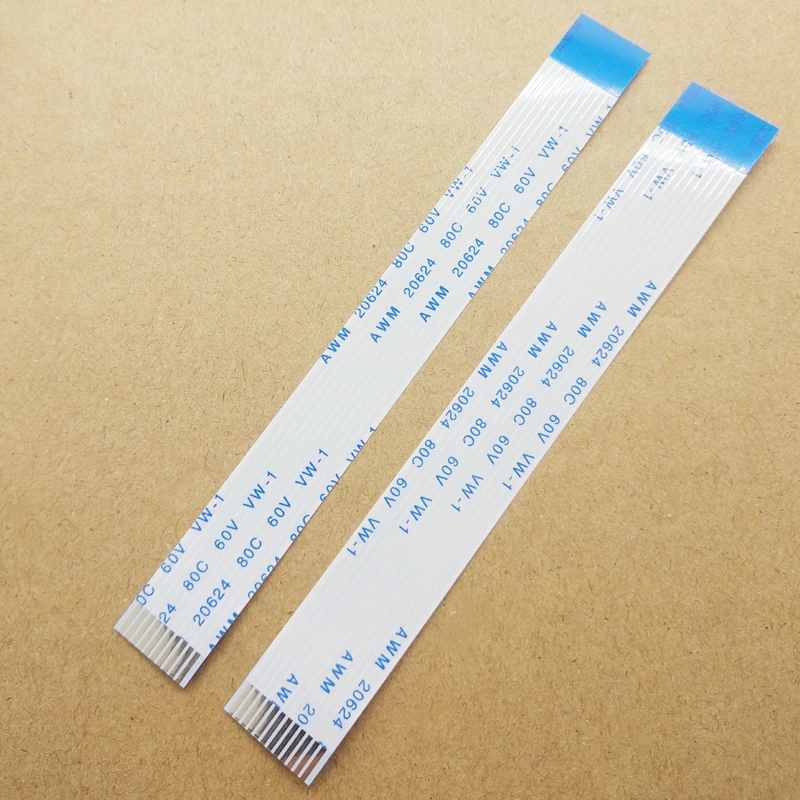 Ffc-フレキシブルフラットケーブル,10cm,1.0mm,4/6/8/10/12/14/16/18 