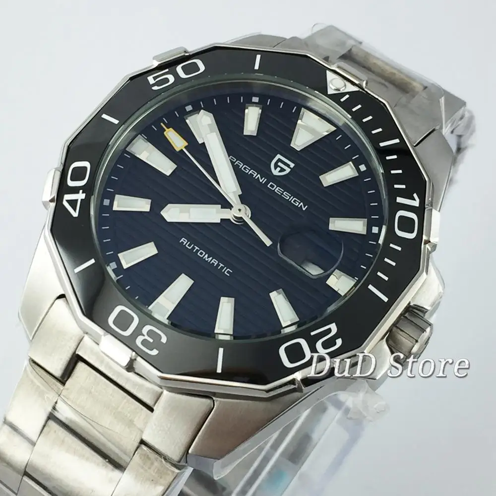 

New Brand PAGANI DESIGN 1617 Men's Military Sport Mechanical Watches Waterproof Stainless Steel Top Brand Luxury Men Watch