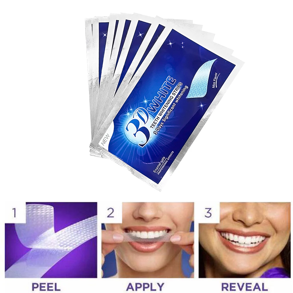 

14 Pcs Teeth Whitening Strips Professional Teeth Whitening Kit for Teeth Stain Removal Oral Hygiene Care Strip