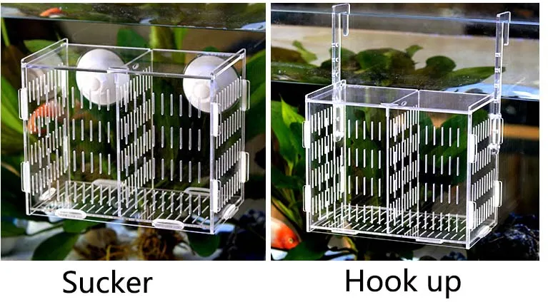 Акриловая изолирующая коробка для аквариума, изоляционная коробка для аквариума, коробки для разведения, инкубация для выращивания саженцев, размножение