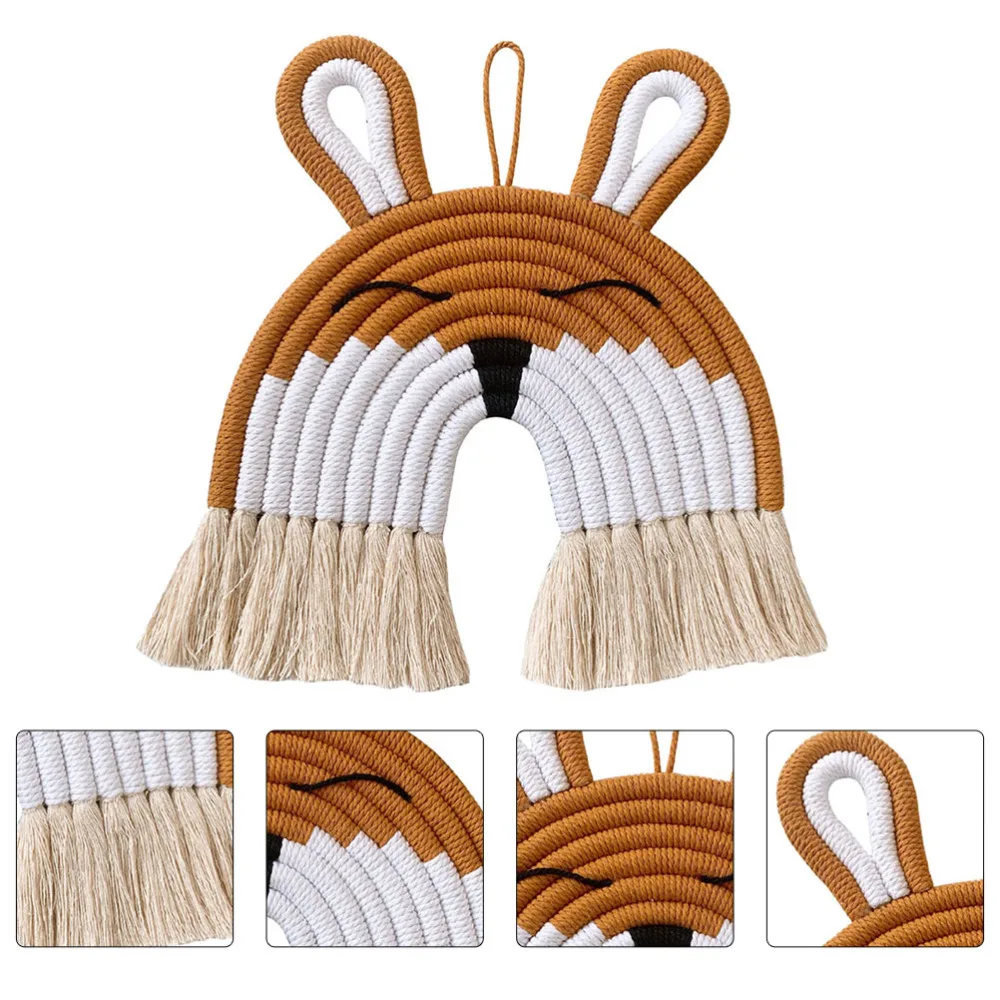 

1Pc Wall Decoration Hanging Pendant Hand-woven Adornment Decorative Pendant for Home Nursery Children Bedroom