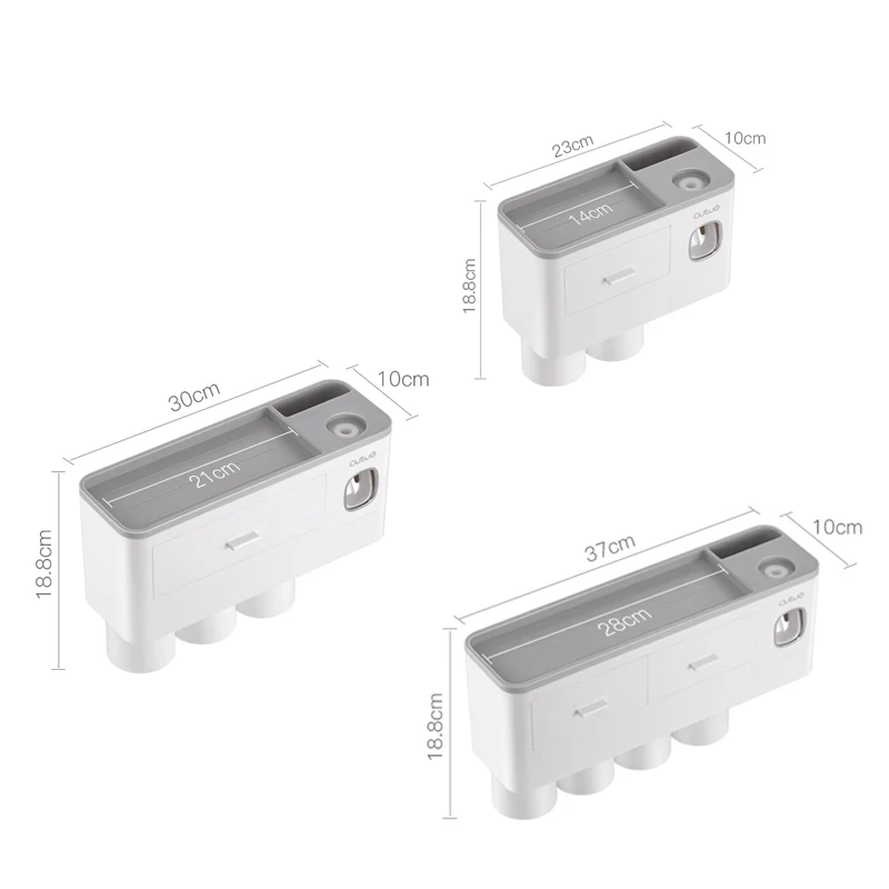 Cena Uchwyt ścienny adsorpcja magnetyczna odwrócony uchwyt na szczoteczki do zębów dozownik pasty do zębów organizer na kosmetyki stojak na zestaw akcesoriów łazienkowych