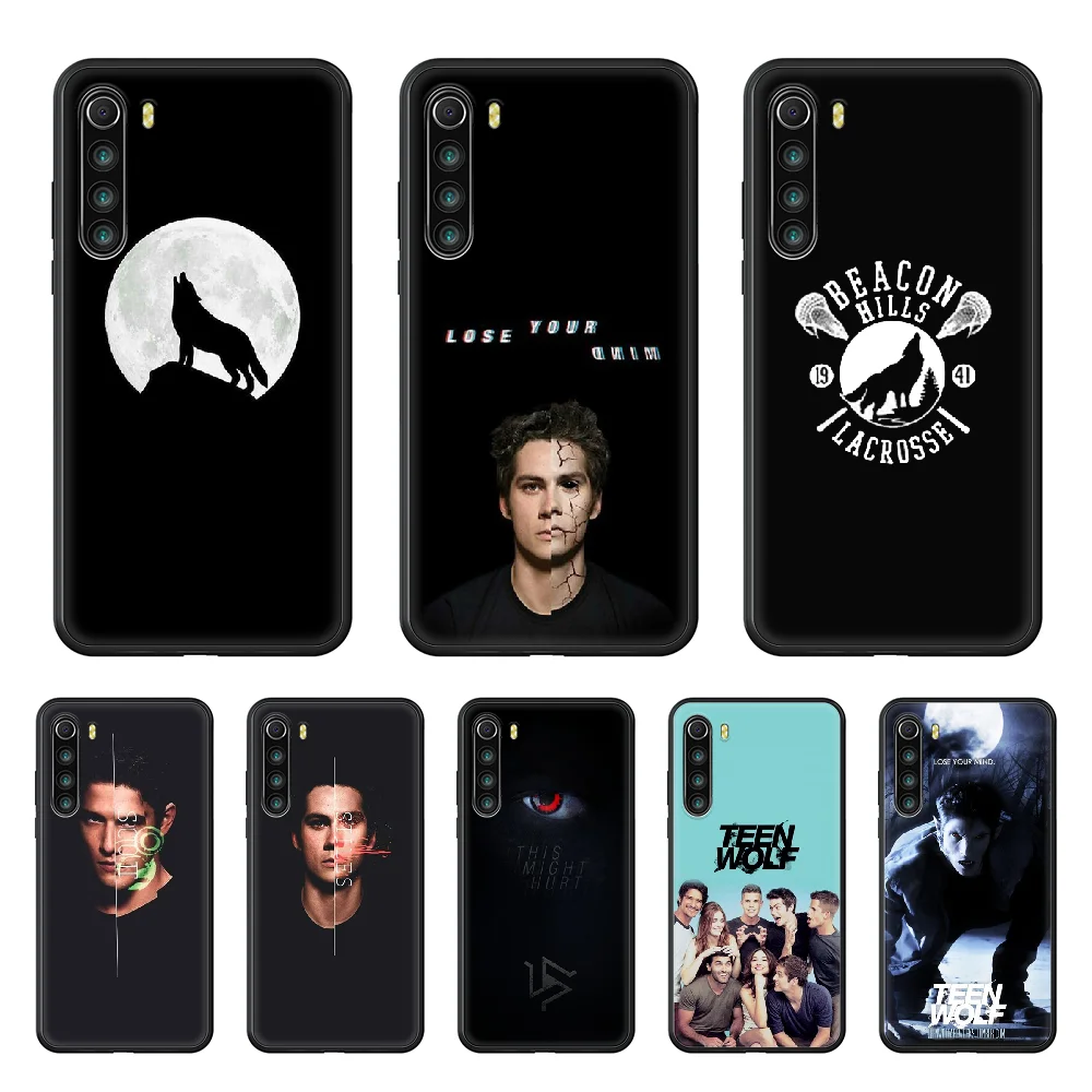 Чехол для телефона Teen Wolf xiaomi Redmi note 4 5 6 7 8 A T X Plus Pro черный чехол с рисунком