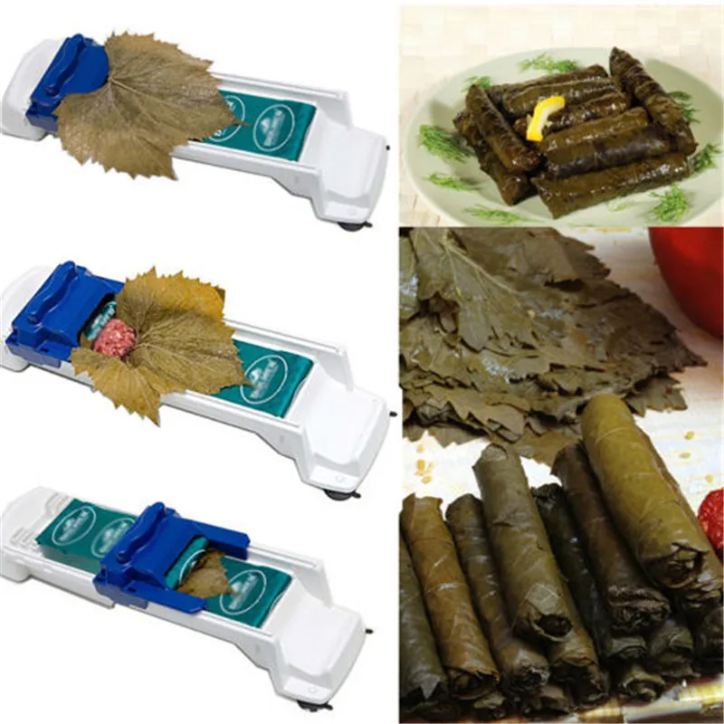 

Fast Sushi Making Kitchen Tools New Vegetable Meat Rolling Tool Magic Roll Stuffing Waste Cabbage Leaf Grape Leaf Machine