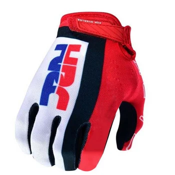 

Motorbike HRC Red Air Mesh Gloves Dirt Bike Riding Motorcycle Motorbike Riding Touring Men's Gloves