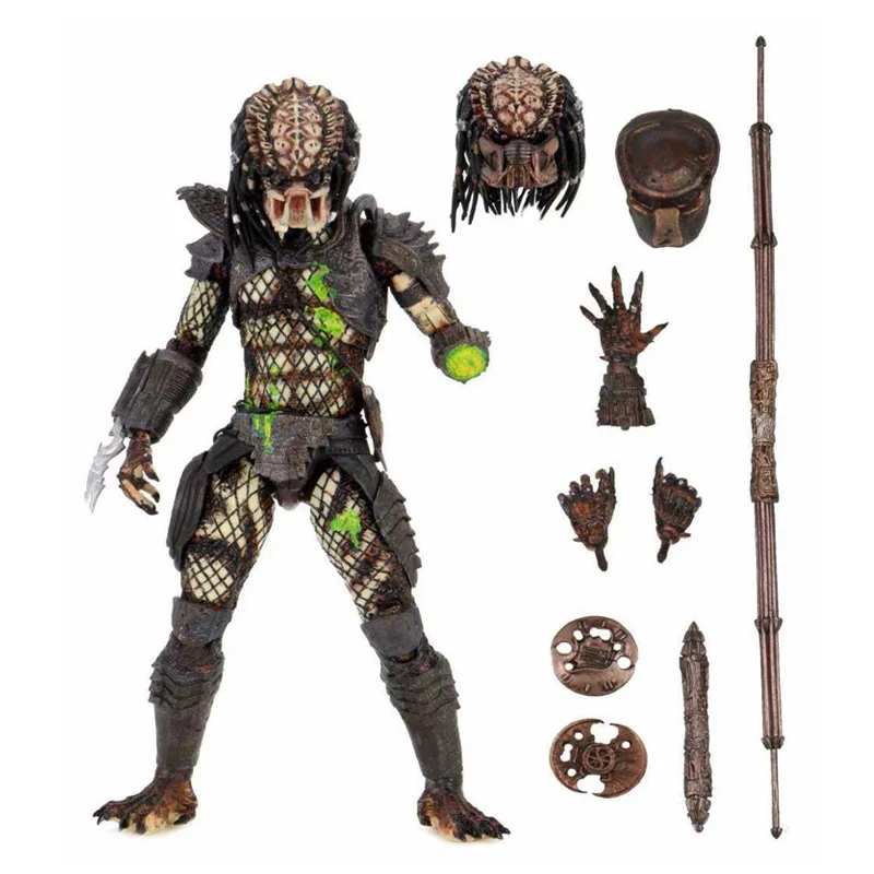 NECA 51428 Хищник P2 Цветок Краб город Охотник битва повреждения 7 дюймов кукла |