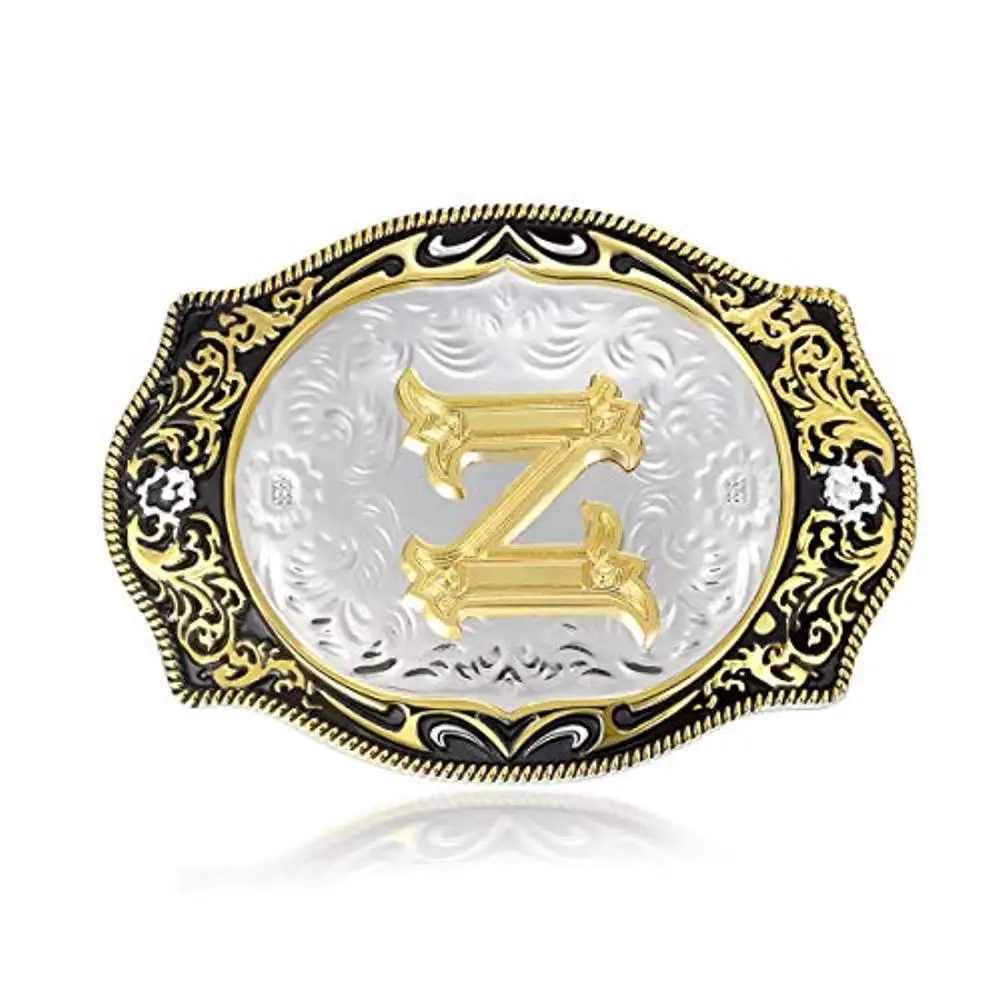 Western-Belt-Buckle-Initial-Letters-ABCDMRJ-to-Z-Cowboy-Rodeo-Small-Gold-Belt-Buckles-for-Men(2)