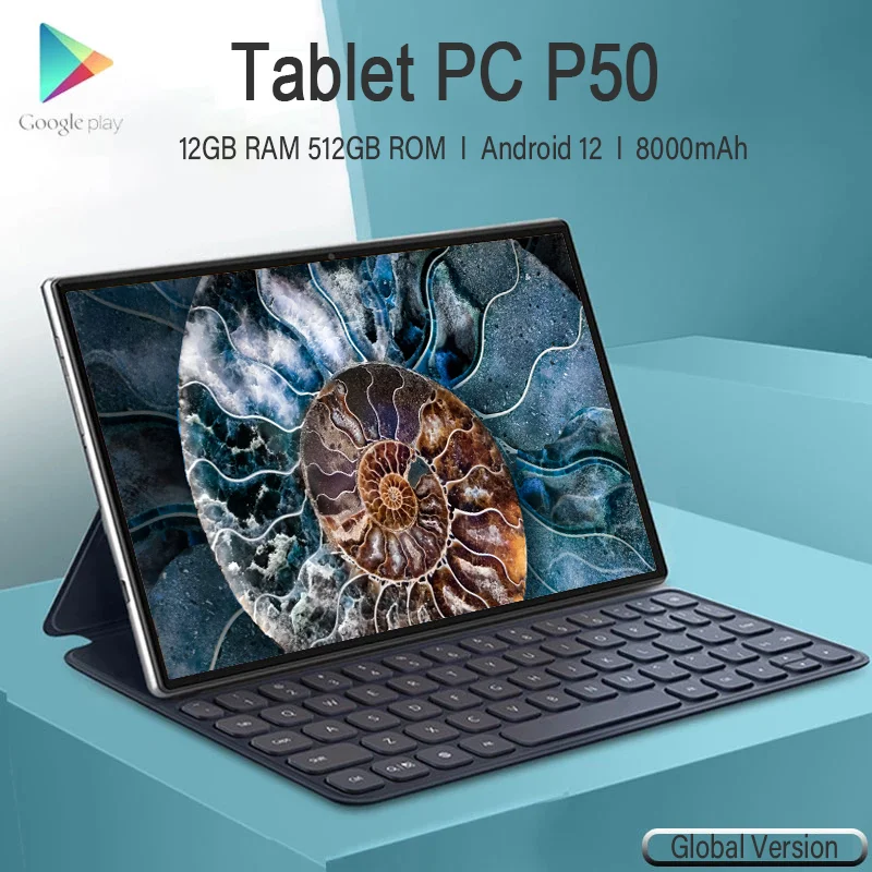 Планшет P50 на Android 8000 мАч 7 85 дюймов 512 ГБ | Компьютеры и офис