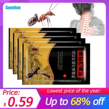 Remendo do assassino da dor do músculo do reumatis da gota do joelho remendo médico do remendo da dor traseira de 8 pces para dores musculares que aquecem remendos