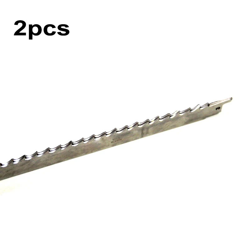 2 pièces 300mm lames de scie sauteuse scie à main Multi lame de scie alternative coupe-bois glace congelée viande outil de coupe léger ► Photo 2/6
