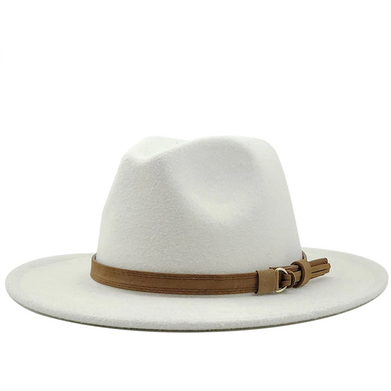 Wholesale Lot Of 6 Fedora Hat Solid woven w/Ribbon band Floppy Brim Panama Cap 