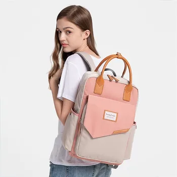 

New Large Capacity Women Fashion Backpack Multi-layer Space Versatile For Travel Leisure Work School 15.6 Inch Laptop Suitable