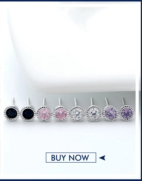 ORSA JEWELS 925 пробы серебряные женские серьги-гвоздики 12 цветов месяц счастливый камень AAA кубический циркон серьги для девочек ювелирные изделия SE84