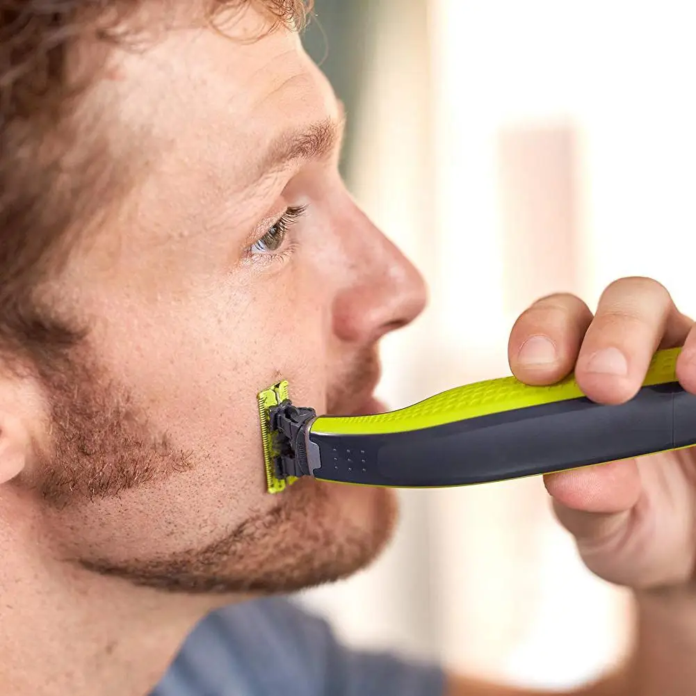 1 упаковка, Сменное мужское лезвие для Электробритва Philips Norelco OneBlade, Мужская электрическая бритва для бороды, лица, бритья, Сменное мужское лезвие 4