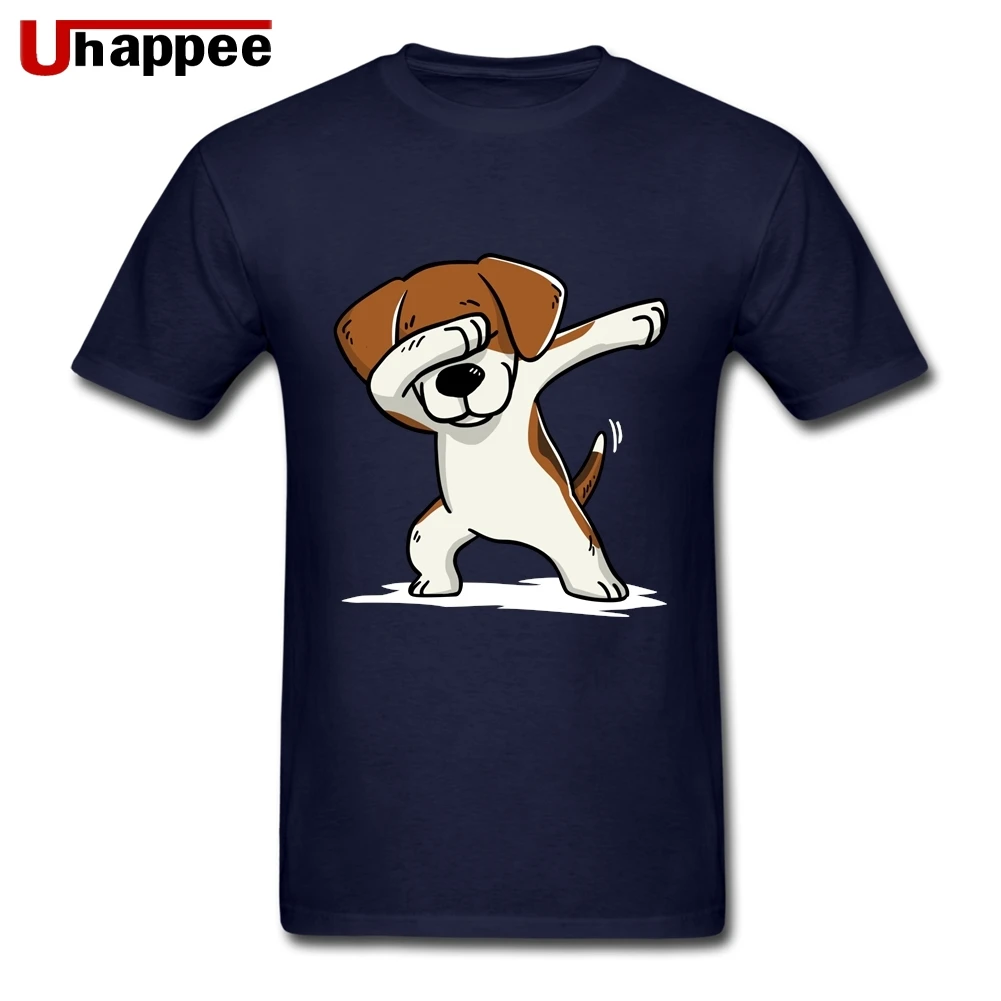 Забавный Джексон поза забавная собачка Beagle рубашка мужская брендовая Рубашка Пара изготовление на заказ футболки короткий рукав полный хлопок o-образным вырезом рубашка