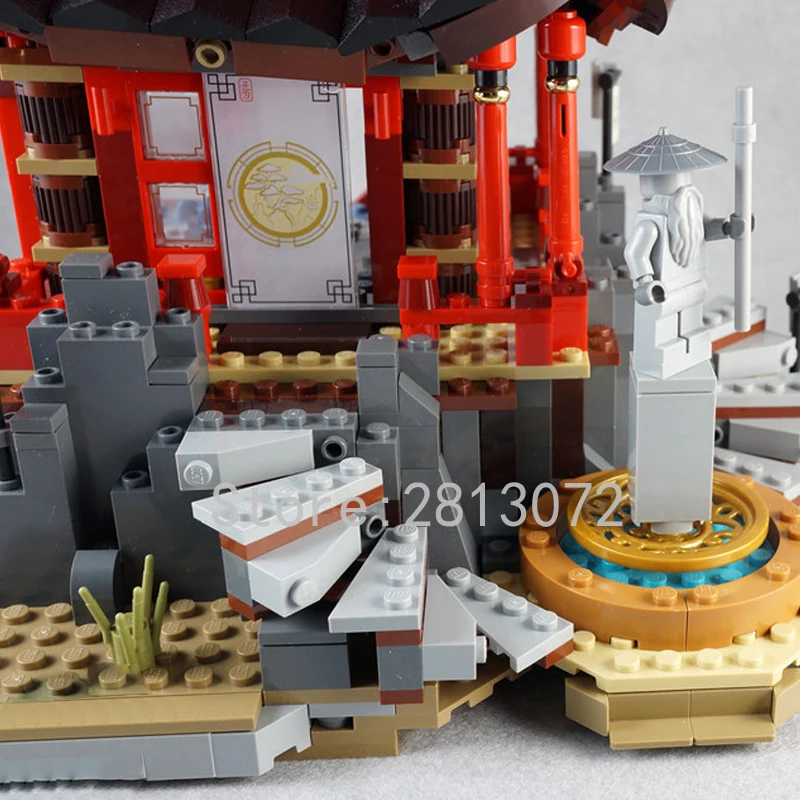 06022 ниндзя СОЗДАТЕЛЬ серии храма Airjitzu2150pcs 10427 модели строительные блоки кирпичи игрушки Совместимые 70751