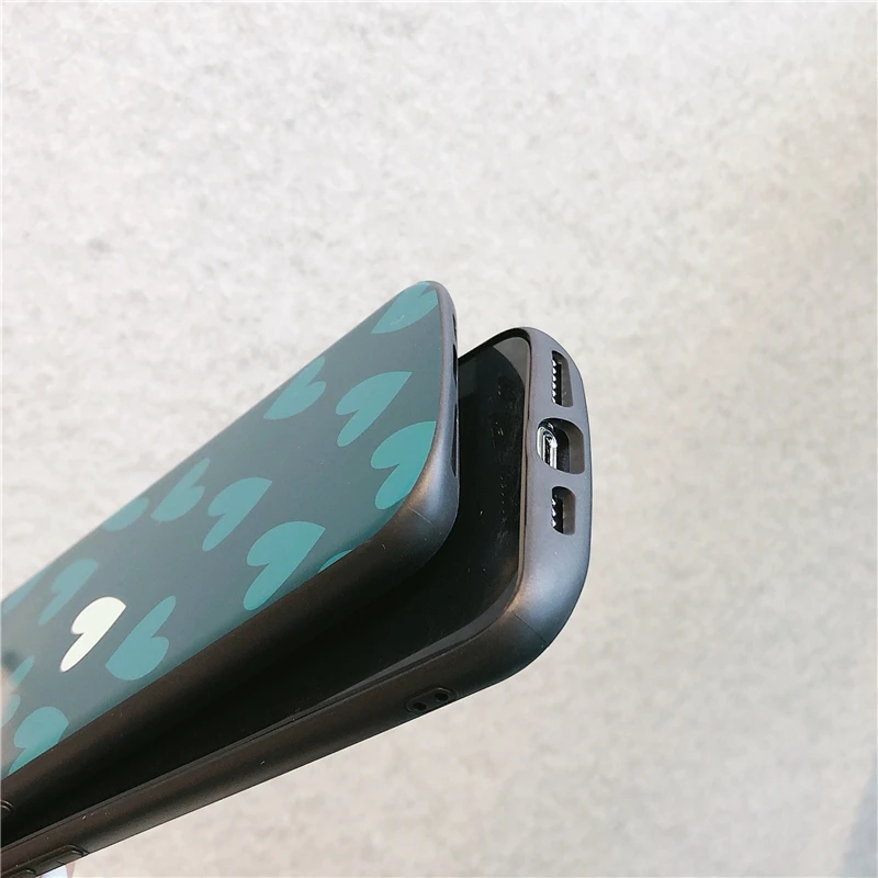 Модный антиосенний чехол для телефона с сердечками для iphone 11promax Xr XSMAX, чехол для iphone 6, 7, 8 Plus, мягкие чехлы IMD