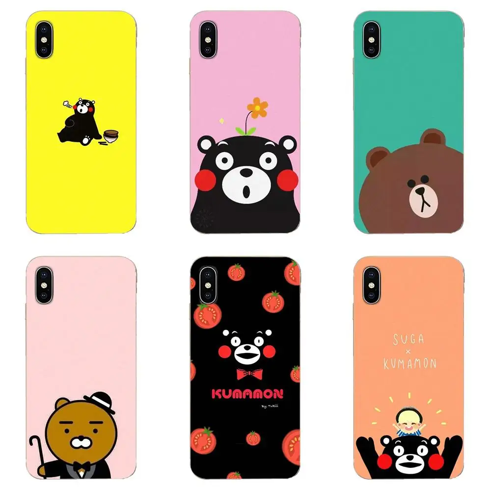 Мягкий художественный чехол с рисунком Kumamon Мы Голый медведь для Xiaomi Redmi Mi 4 7A 9T K20