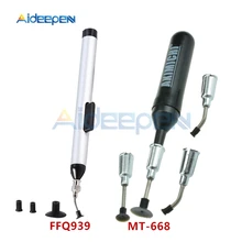 MT-668 FFQ939 мини Антистатический ESD IC вакуумная Ручка с всасывающие головки SMD подобрать вакуумная Ручка всасывания инструмент для ремонта мобильных телефонов