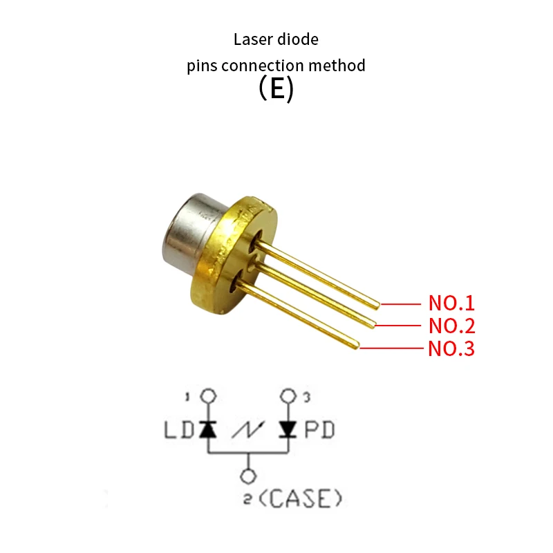 High quality 635nm 5mw red light laser diode TO18 diameter 5.6mm have PD pin Range finder light semiconductor device