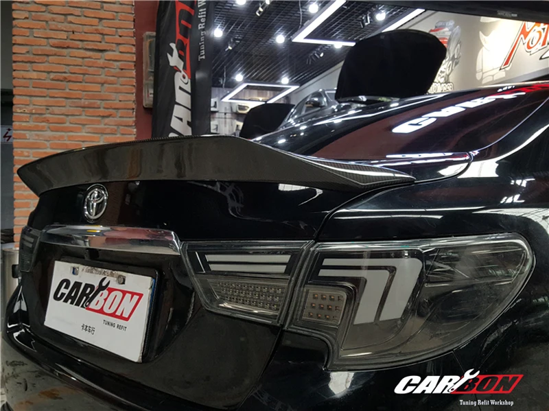 Спойлер для TOYOTA Mark X 2010 2018 спойлер REIZ высококачественный задний из углеродного