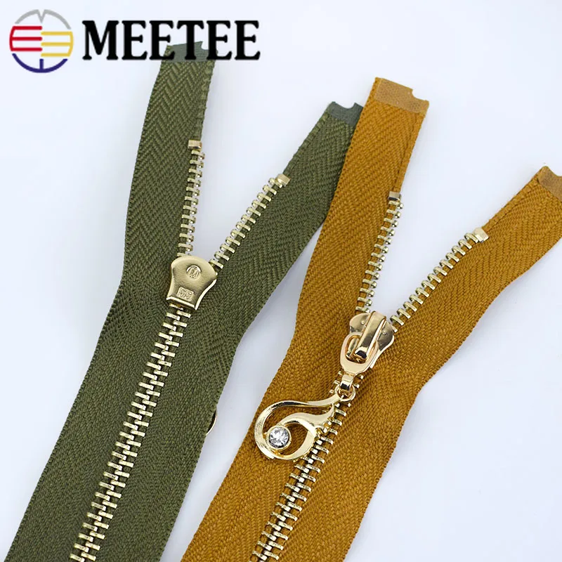 2/5 шт Meetee 85 см 5# Металлические молнии с автоматическим замком открывающиеся молнии для курток пальто DIY сумки Швейные аксессуары для художественного оформления